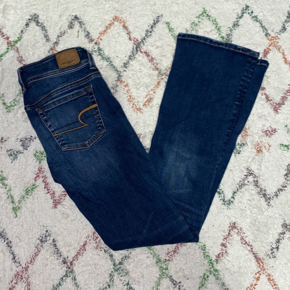 SOLD on curtsy American Eagle kick boot jeans